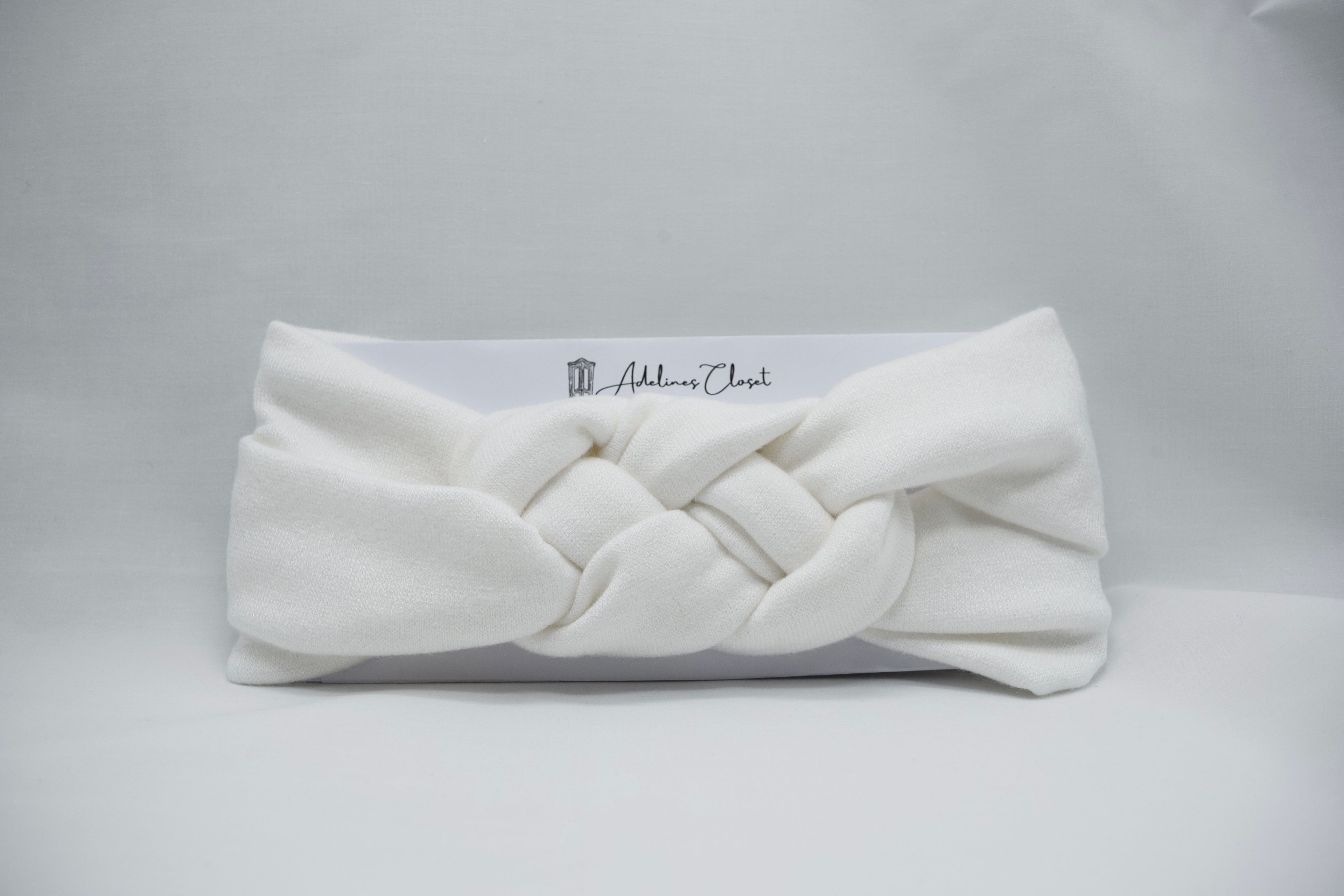 Cream Knitted Headwrap
