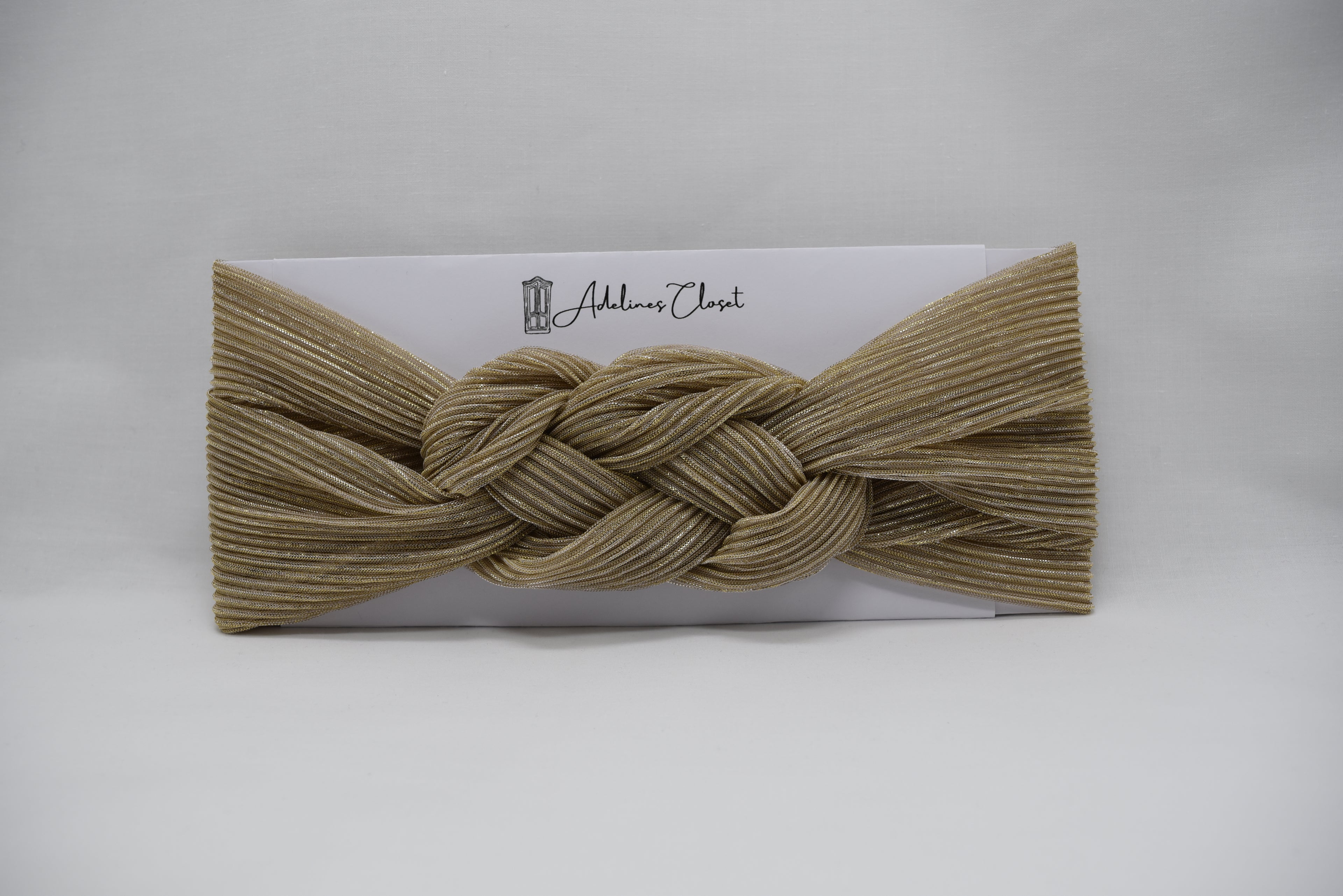 Plisse Gold Headwrap