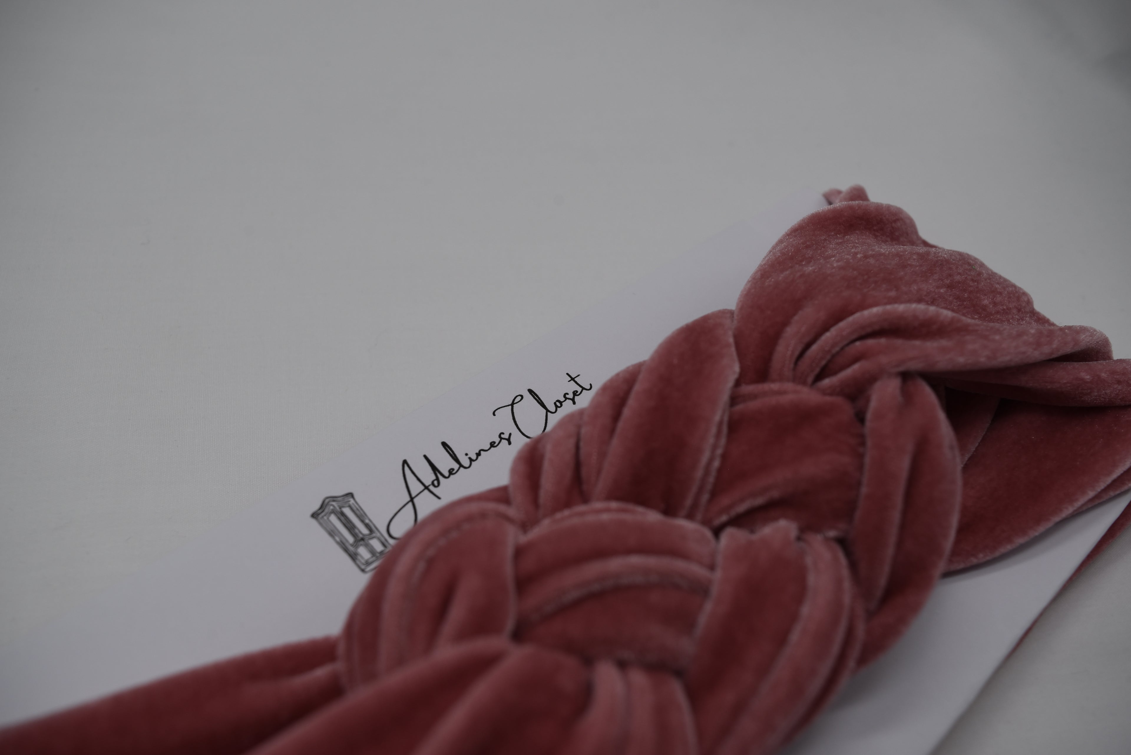 Rose Velour Headwrap