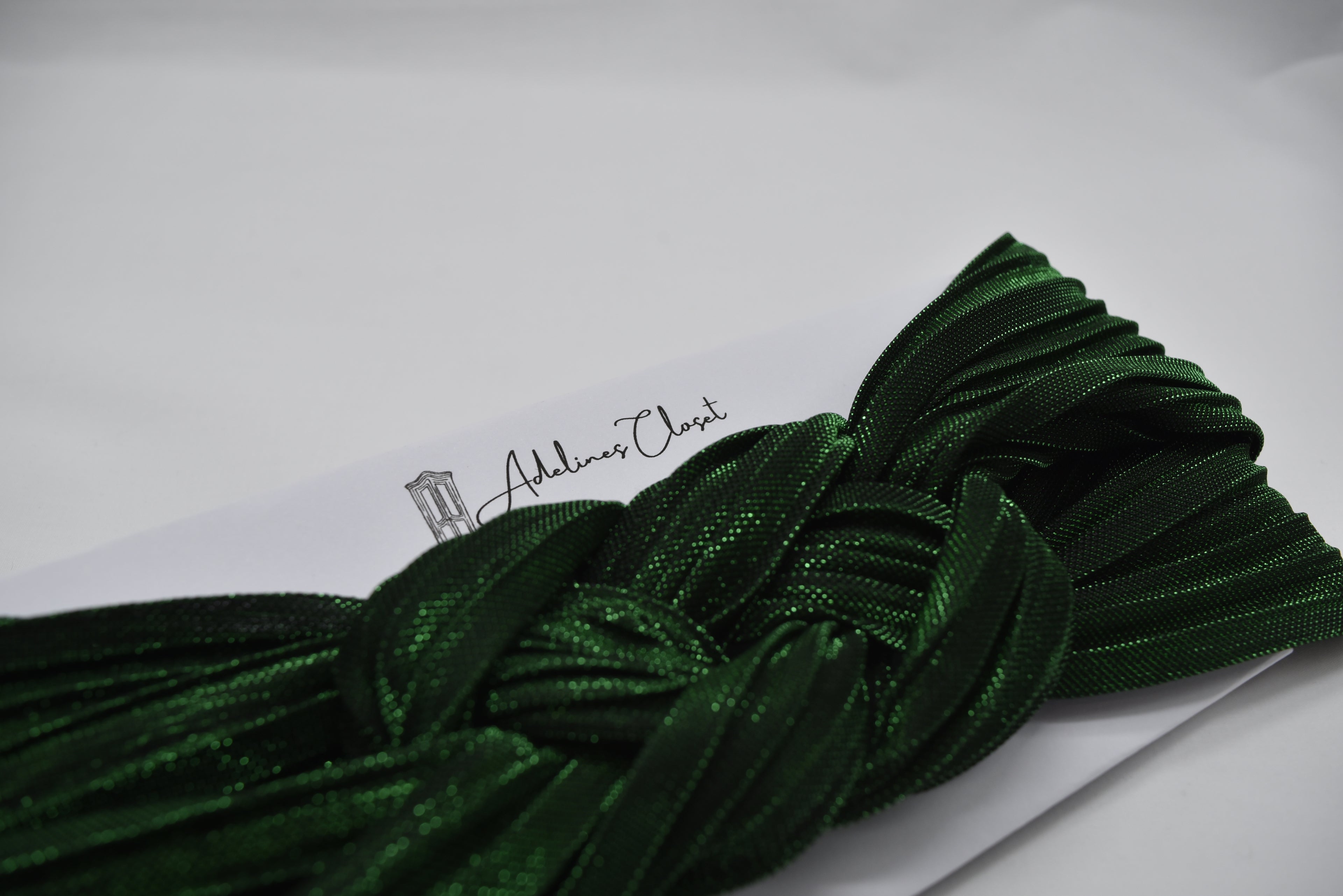 Green Shimmer Headwrap